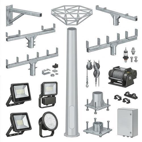 High Mast Accessories Manufacturer in kolkata
