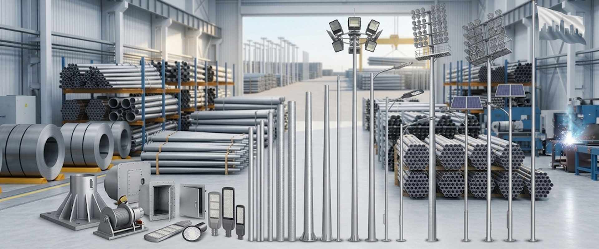Steel Pole and Tubular Pole Manufacturer